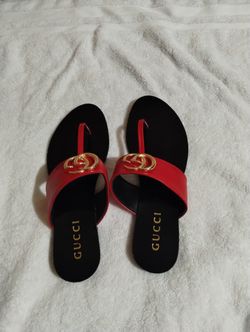Gucci Red Sandals 