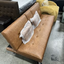 Brown Futon / Futón marrón
