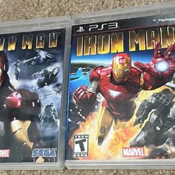 Iron Man 1 + 2 PS3 Video Games 
