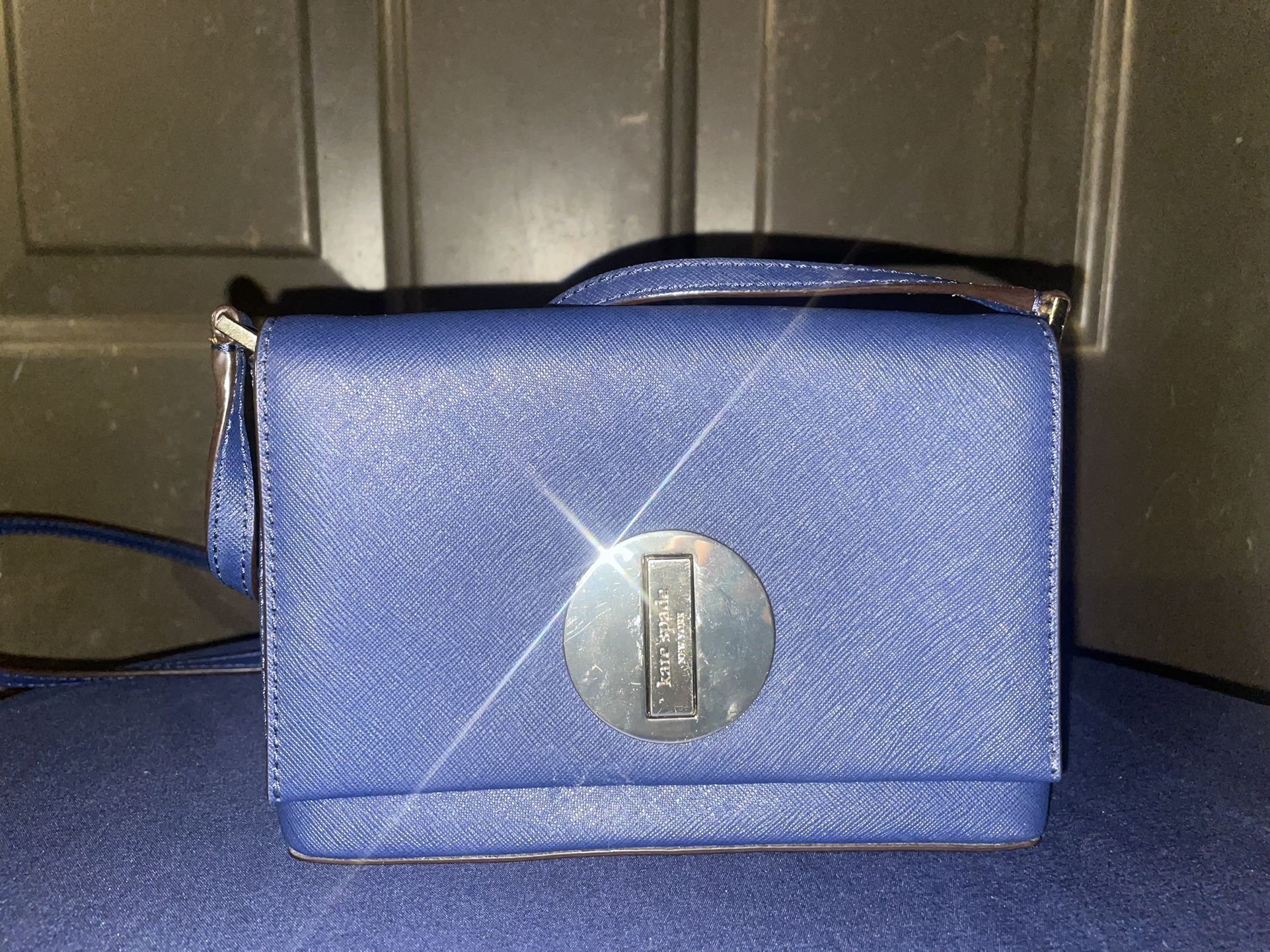 Kate Spade Blue Newbury Lane Crossbody Bag