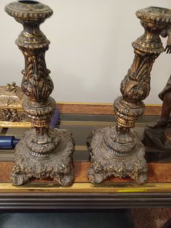 Antique Brass candlesticks