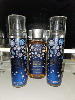 Bath and Body Works body mists and body wash