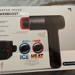  Sharper Image - Powerboost Pro+ Hot and Cold Percussion Massager 