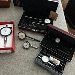 Starrett Dial Indicators - 6 Total 