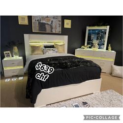 modern beige queen size bed frame  