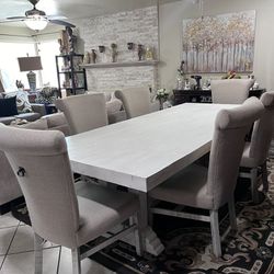 Dining Set Table with 6 Chairs