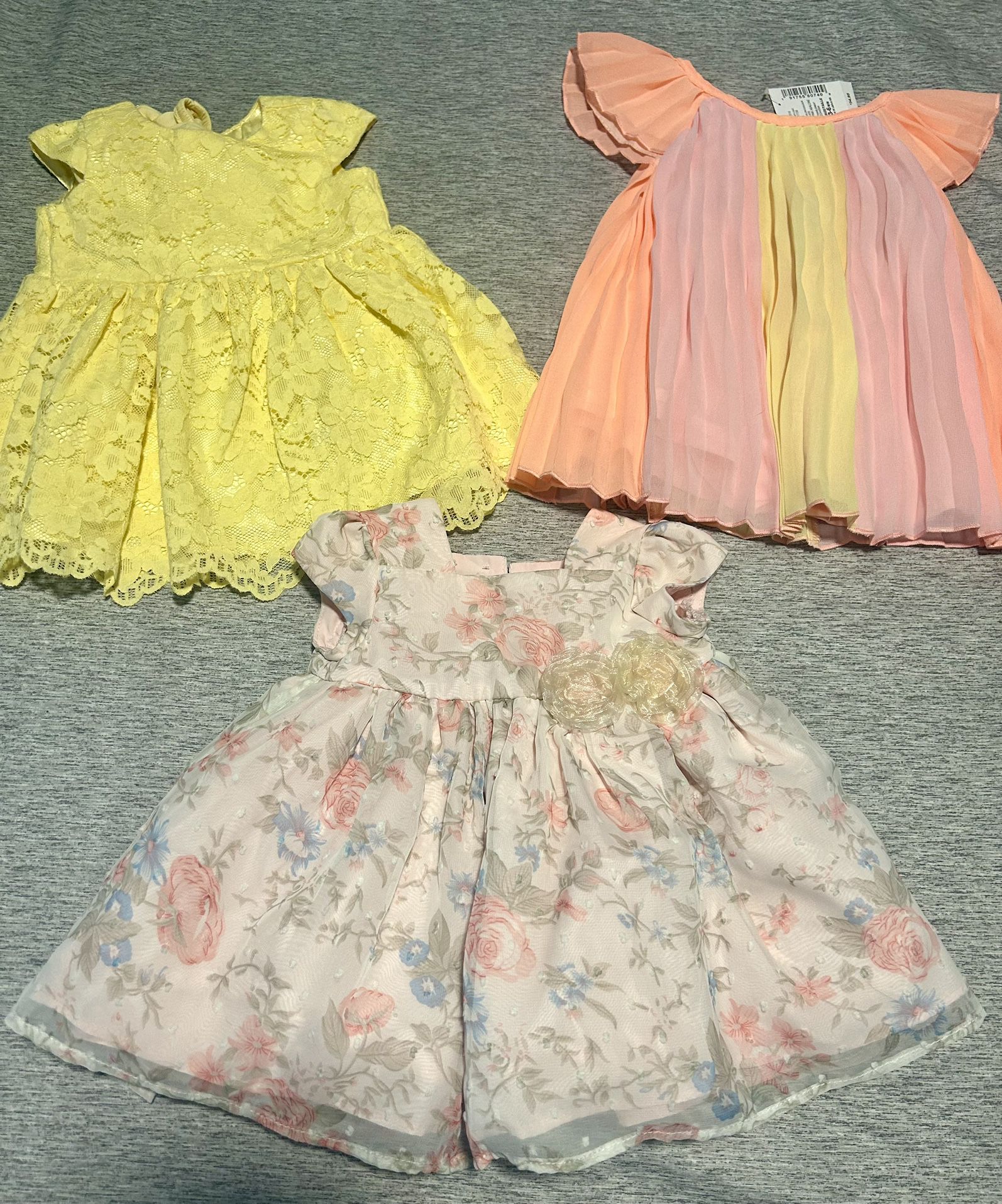 Spring/Easter Dresses Size 3-6 Months 