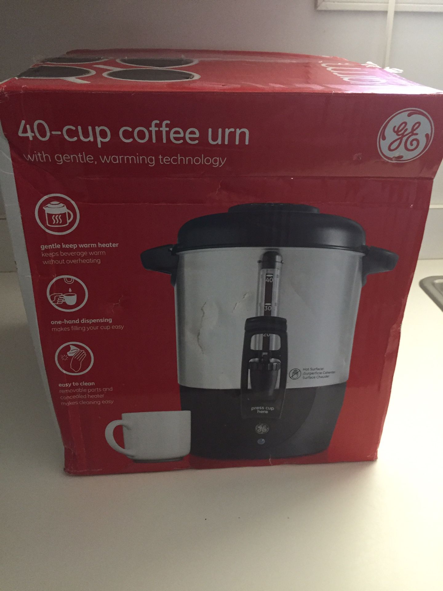 40 cup coffee urn