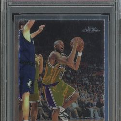 1996-97 Topps Chrome #138 Kobe Bryant Lakers RC Rookie HOF PSA 10 GEM MINT