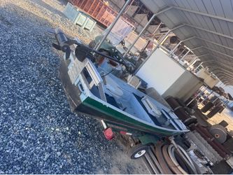 12ft Jon boat with a Newport motor, trailer included