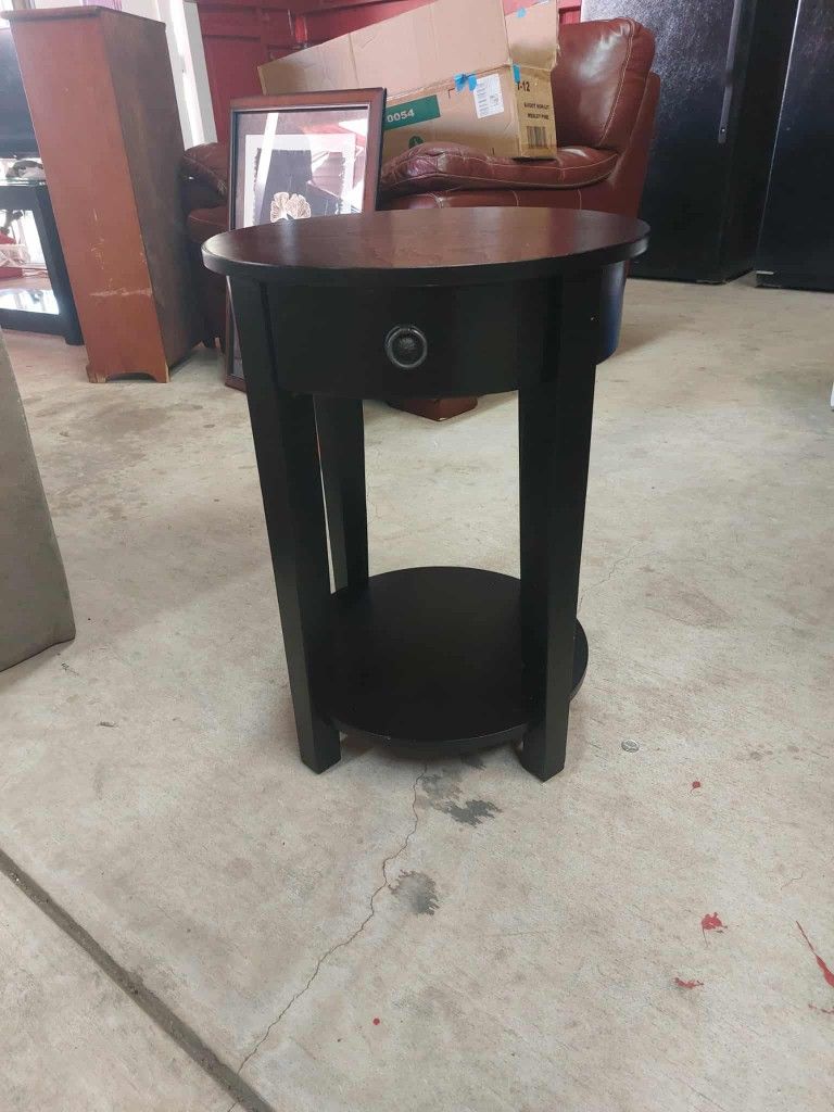 Black Small Wooden Table