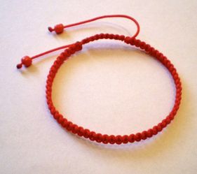 Red bracelet Chinese good luck