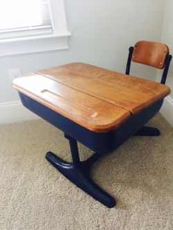 Vintage child's school desk