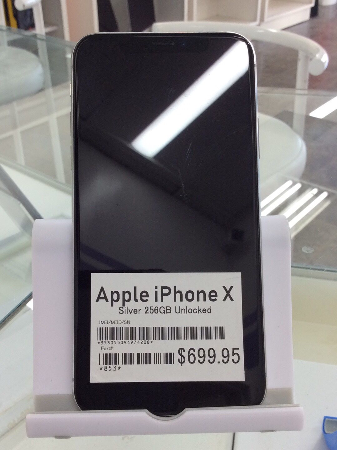 Apple IPhone X Silver