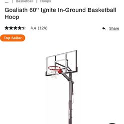 Goliath Basketball Hoop In Ground