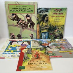 Lot of 5 Spanish & Bilingual Children's Books