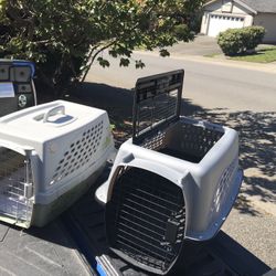 Small Dog Cat Rabbit Bunny Kennel Crate Carrier Like New 24" L by 14” W by 14” $25 Each