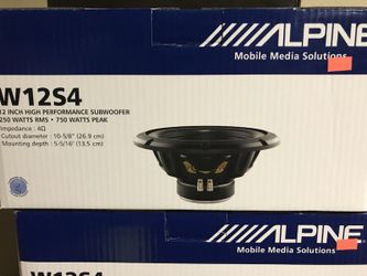 Alpine 12” sub