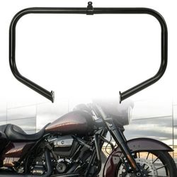 BLACK 1-1/4" Engine Guard Fit For Harley Touring '09-'23.5