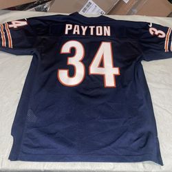 Authentic Walter Payton Chicago Bears Nike Jersey Mens 48 Euc Vintage Sewn 90s