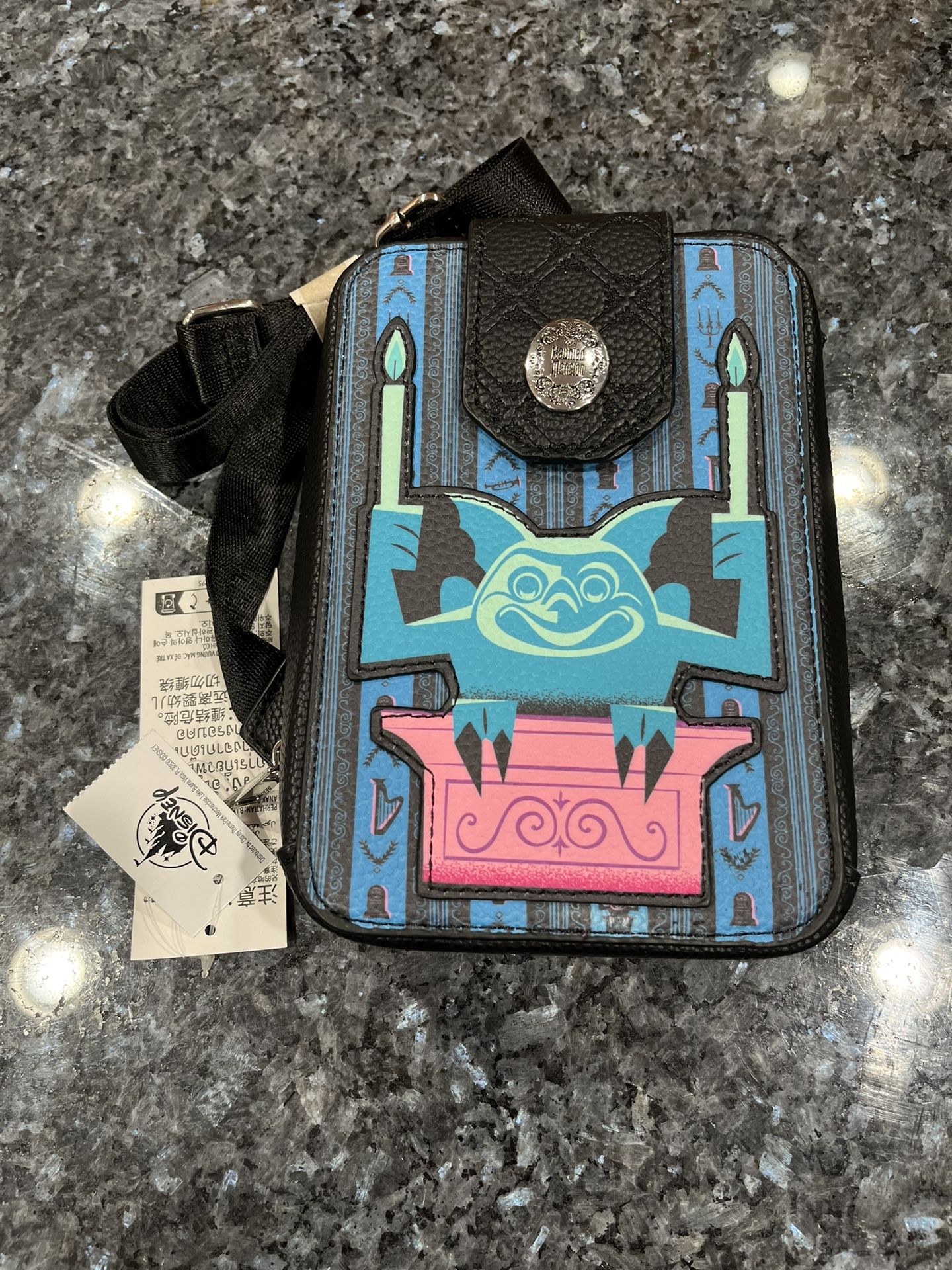 Disney Parks The Haunted Mansion Gargoyle Crossbody Bag Purse . Brand new with tags.