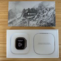 Apple Watch Ultra - 49mm Titanium Case - MQEU3LL A - VERY NICE