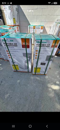 💥NEW💥 Hisense portable A/C 6000 btu 250 SQFT