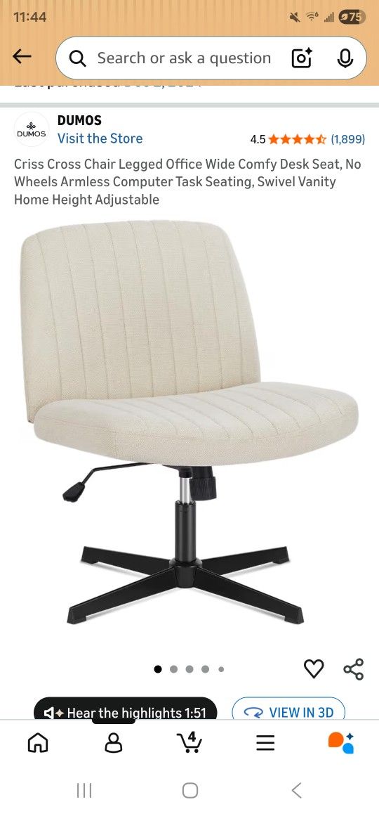 *LIKE NEW* Wide Office Chair