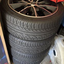 Wheels set of 4 mustang stock