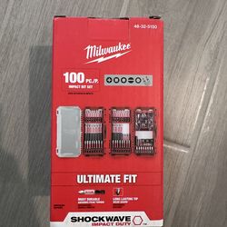 Milwaukee SHOCKWAVE Impact-Duty Alloy Steel Screw Driver Bit Set (100-Piece) NEW