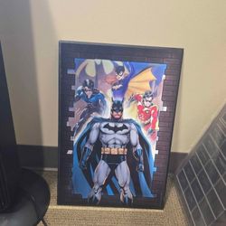 BATMAN 3D FRAMED WALL POSTER