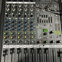 Mixer and studio monitors from Media company