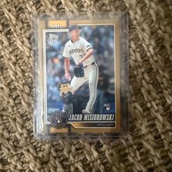 2026 Topps Series 1 Jacob Misiorowski hidden mascot SSP Gold /50