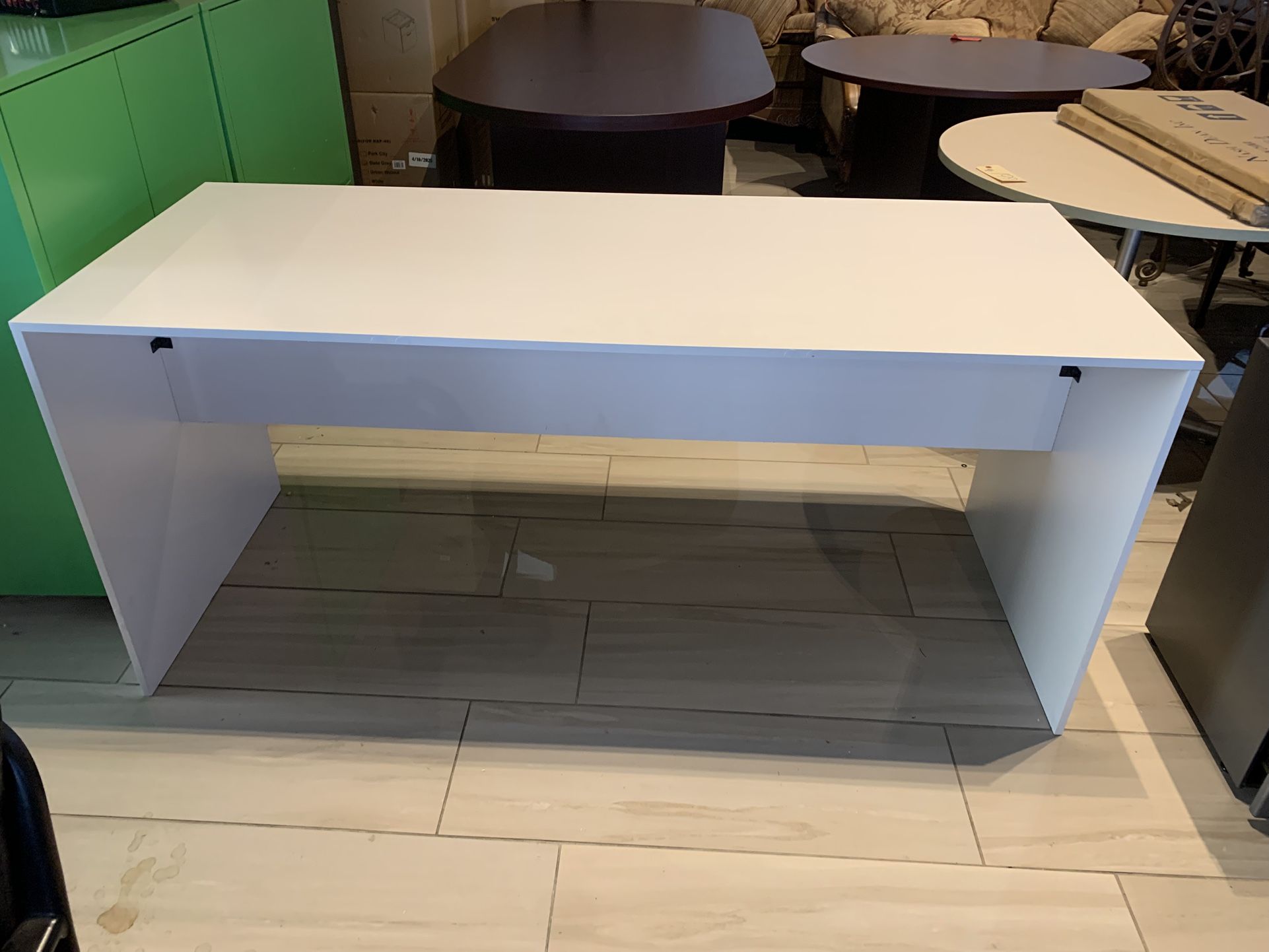 Table Desk Shell 30x72” White