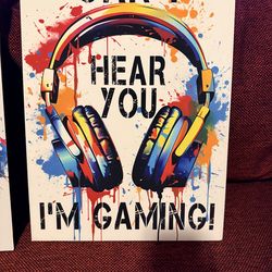 Gaming poster boards