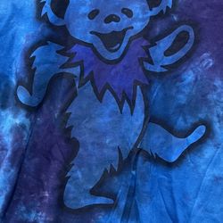 GRATEFUL DEAD-BIG BEAR-DANCING BEARS-TIE DYE T-SHIRT L