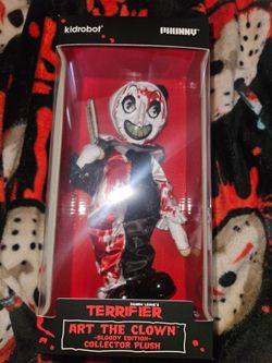 Kidrobot Phunny  Terrifier Art The Clown bloody Collector's Plush