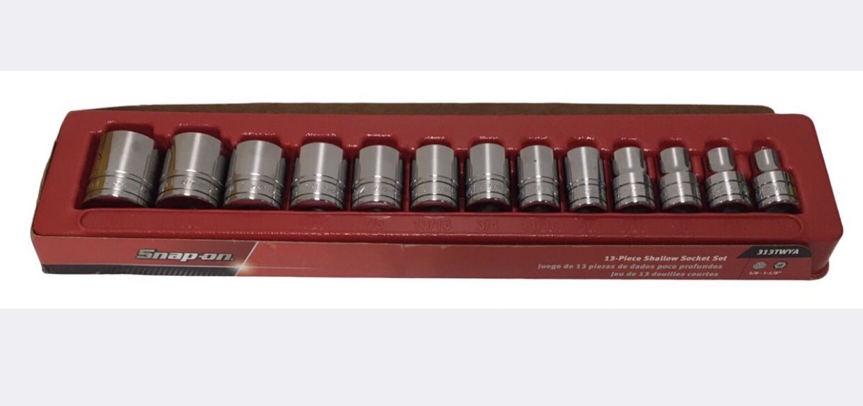 Snap On 13PC Sockets 313TWYA EPJ028759