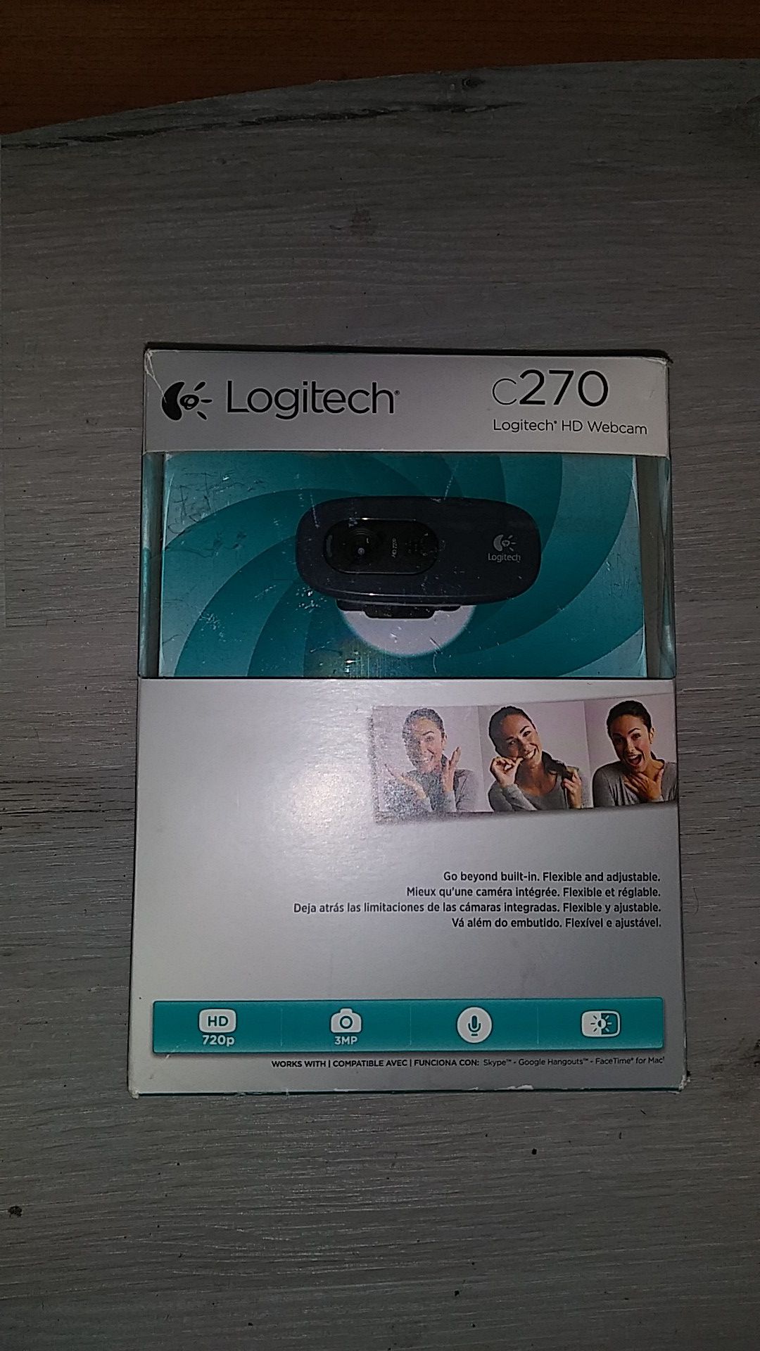 Webcam Logitech - c270 basic webcam with microphone