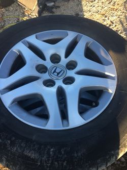 2006 Honda odessey tires and rims