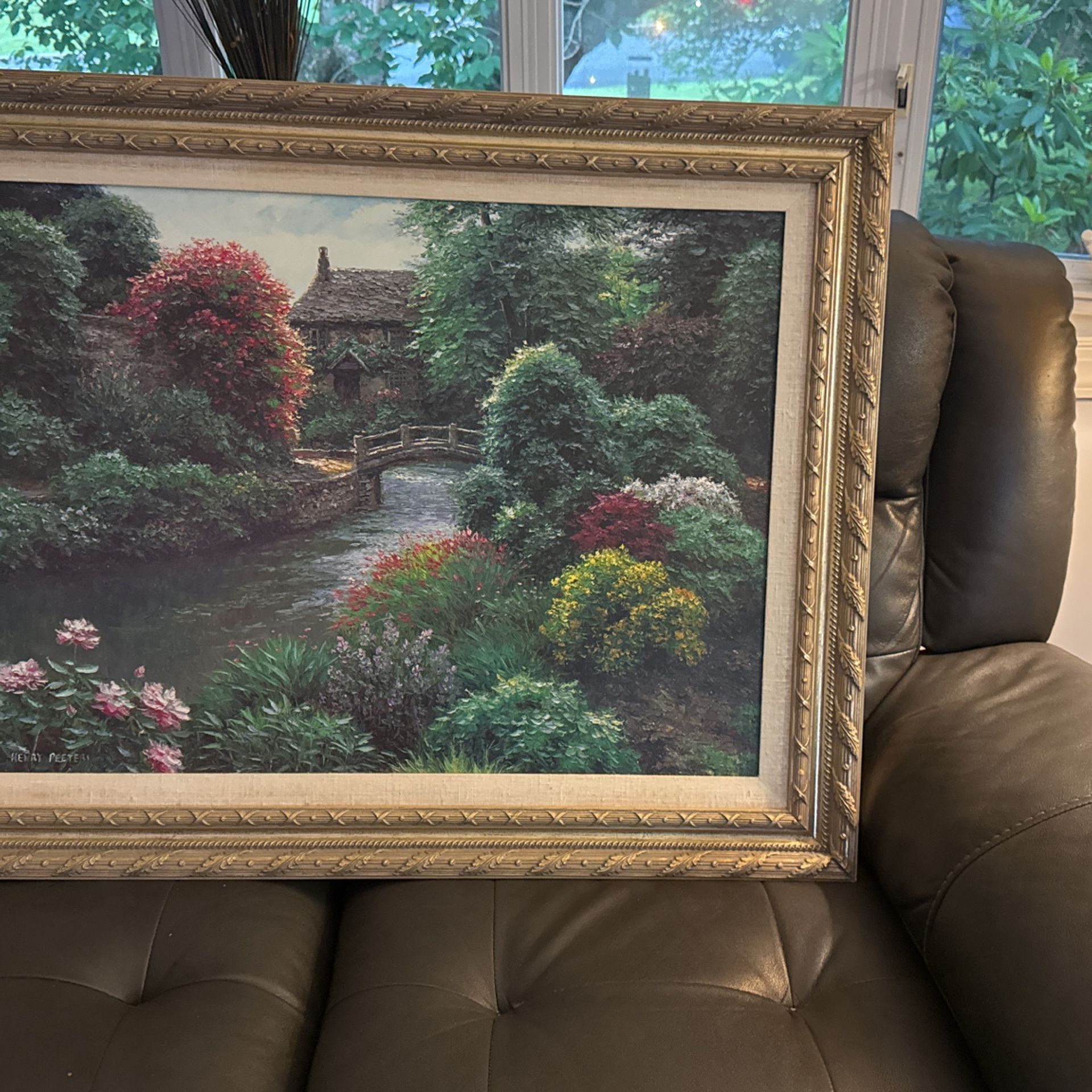 Henry Peeters “Stratford Bridge” Framed Painting