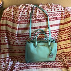 Michael Kors Sutton Medium Saffiano Leather Satchel Handbag