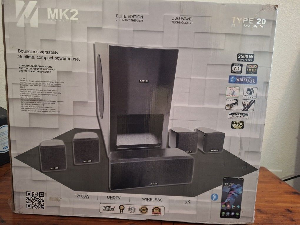 Surround Sound System. MK2 ACOUSTICS