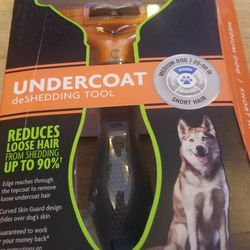 Furminator undercoat d shedding tool  Undercoat D shedding tool medium dog medium dog short hair $20 firm