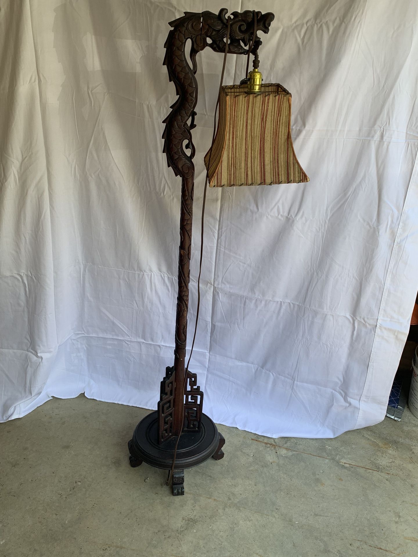 1940s Chinese Dragon Lamp