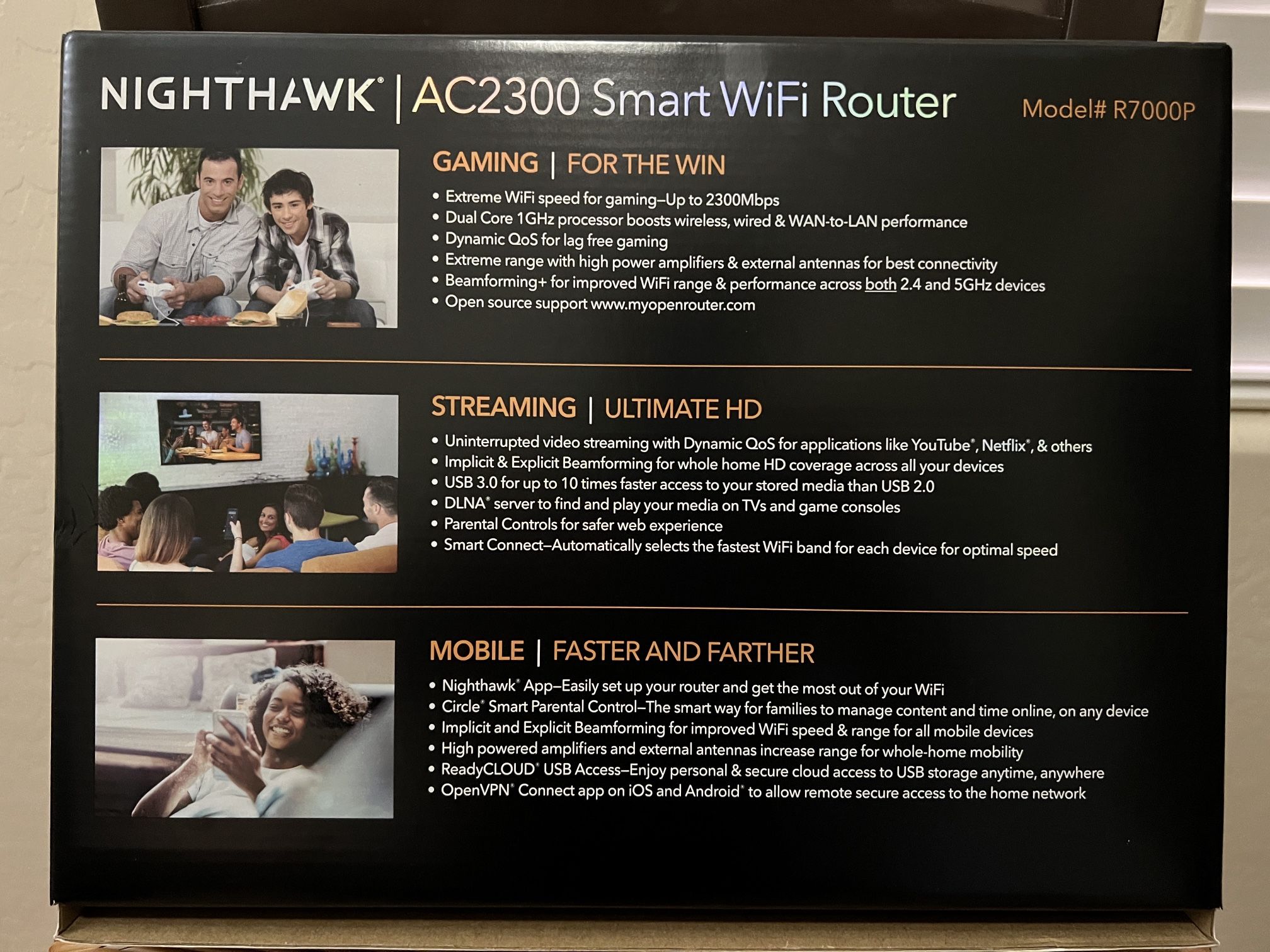 Netgear Nighthawk AC2300 WiFi Router Is