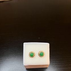Jade 14k Earrings