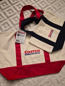 Costco canvas 2 tote bags (Canada exclusive) - similar to trader joes canvas tote bags