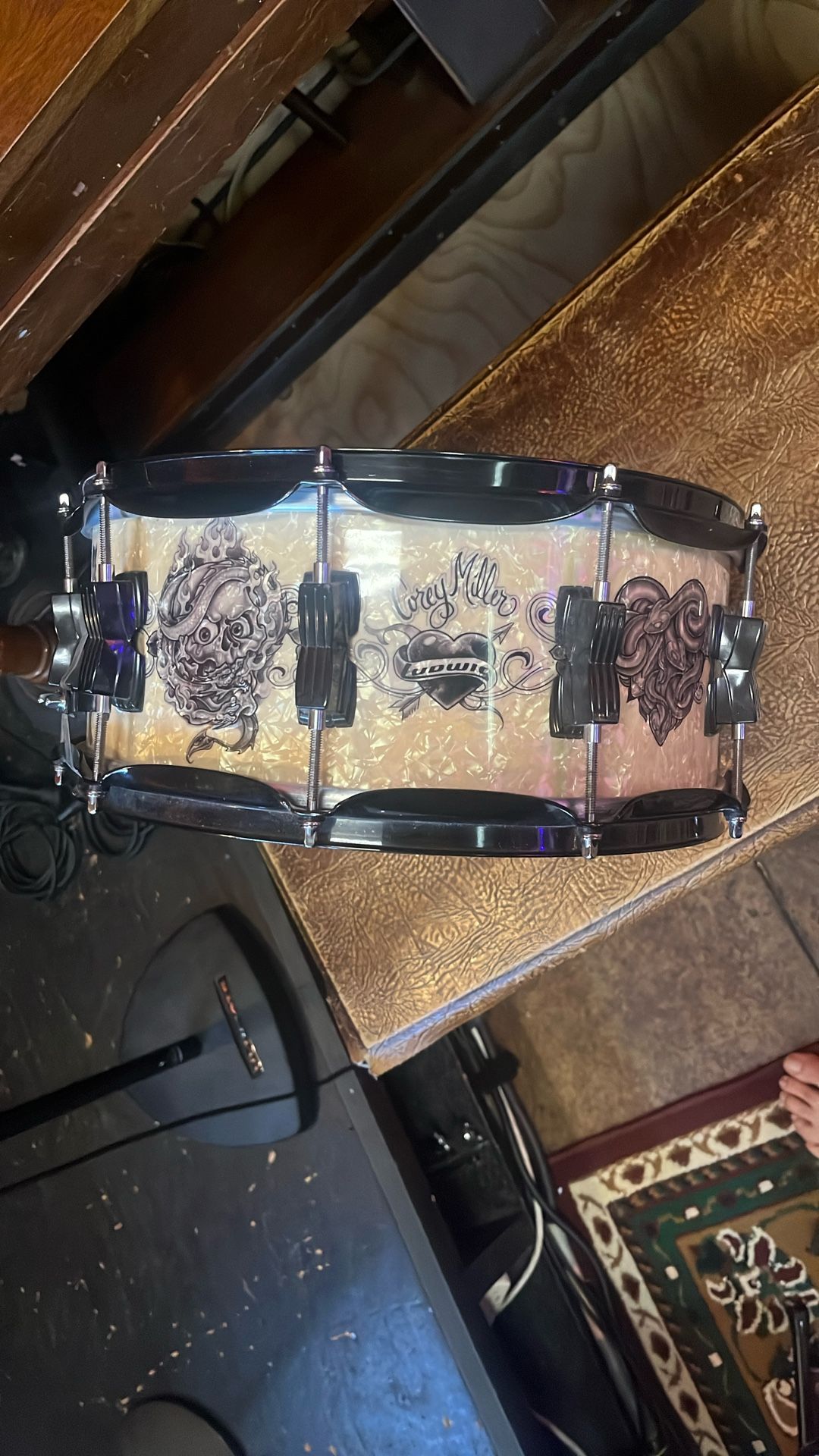 Ludwig Element SE 7x14 Snare – Corey Miller Signature, Tattoo Finish ??