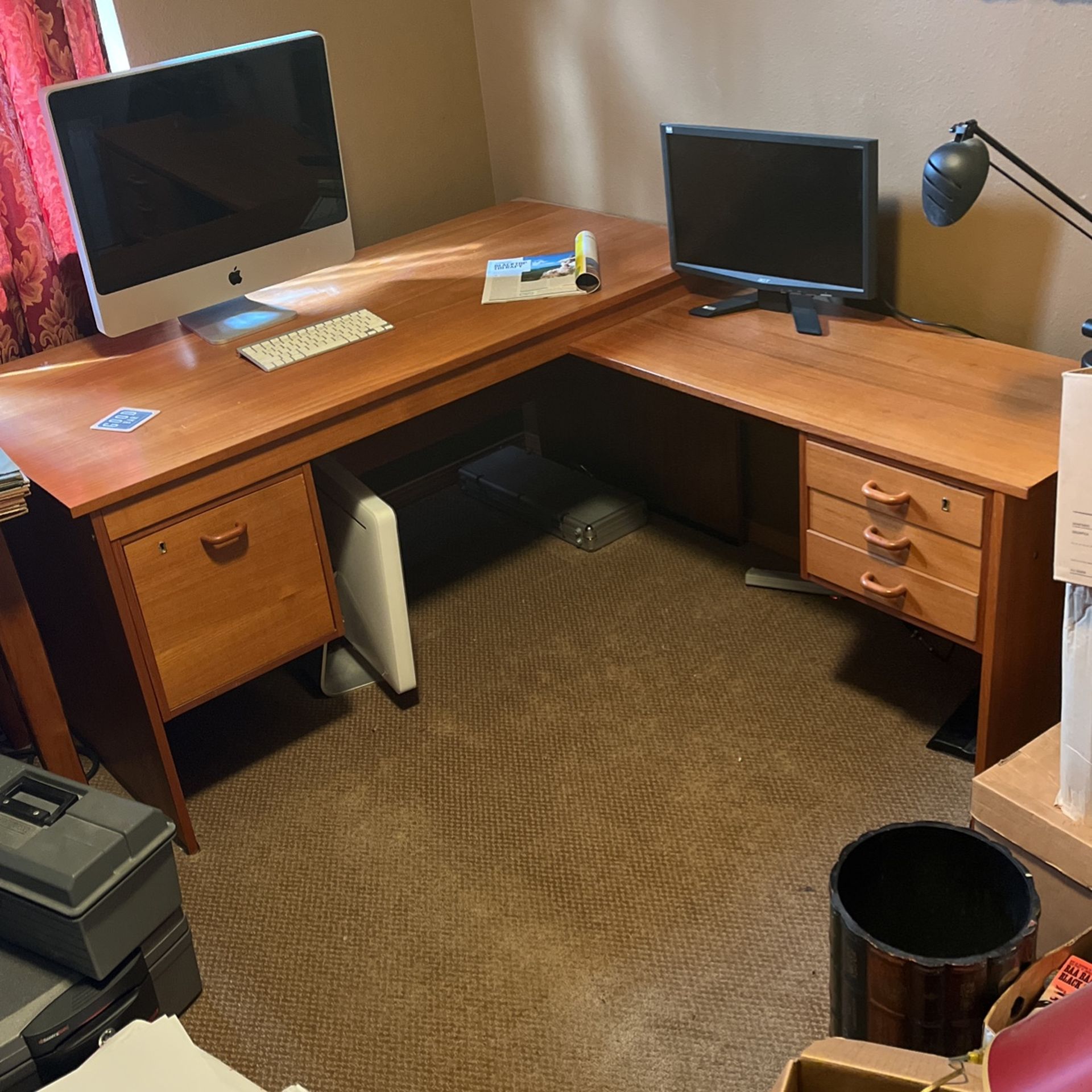 Nice Wood Corner Desk